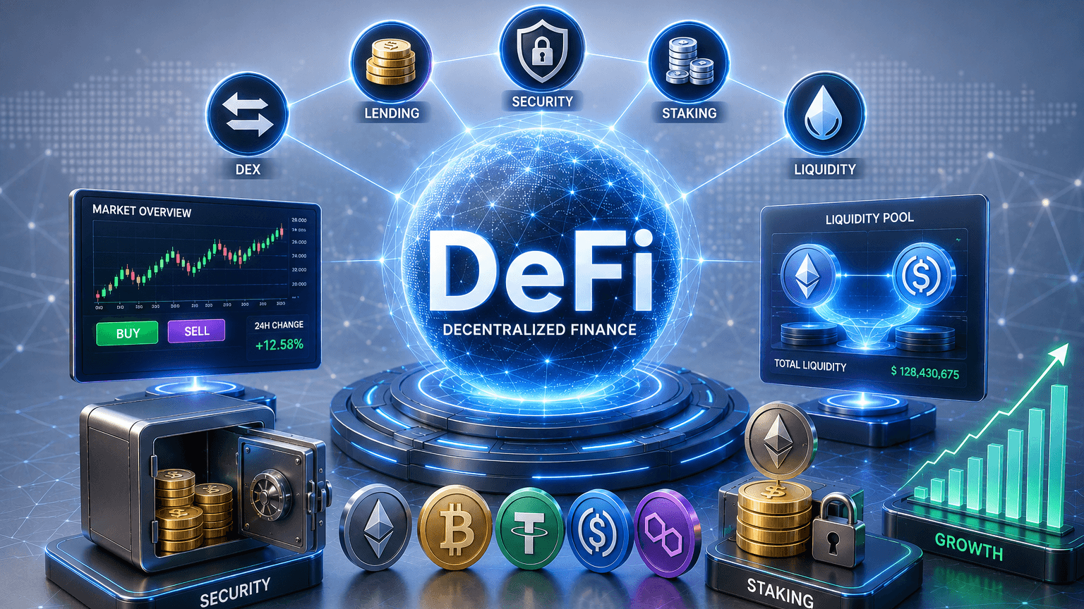 DeFi: что это такое и как работают децентрализованные финансы
