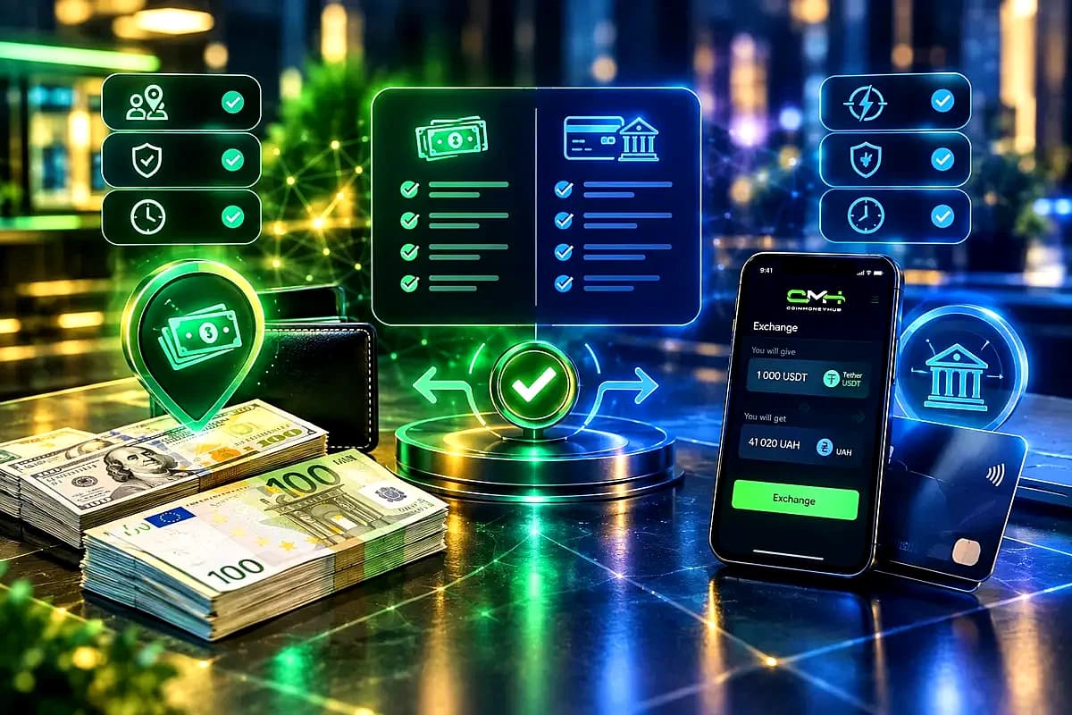 When exchanging USDT for cash beats a cashless payout