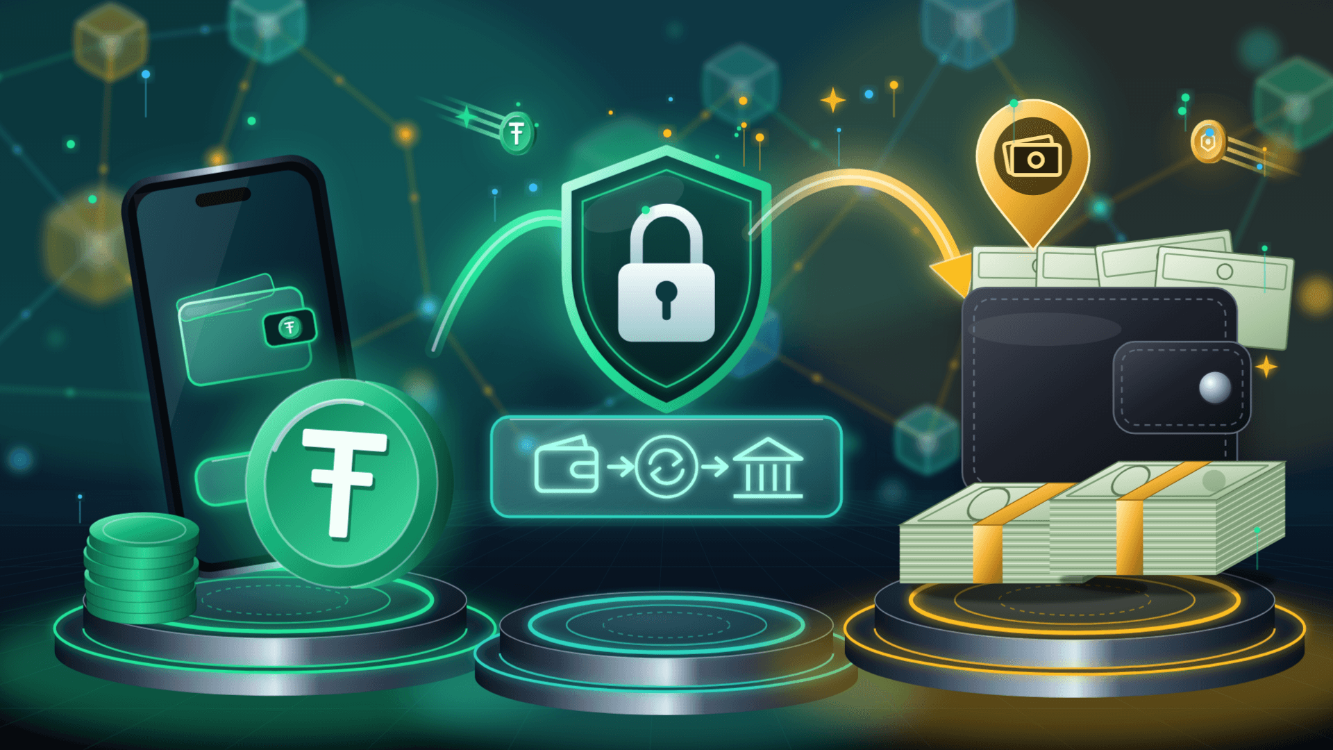 Гаманець і обмін USDT на Coinmoneyhub