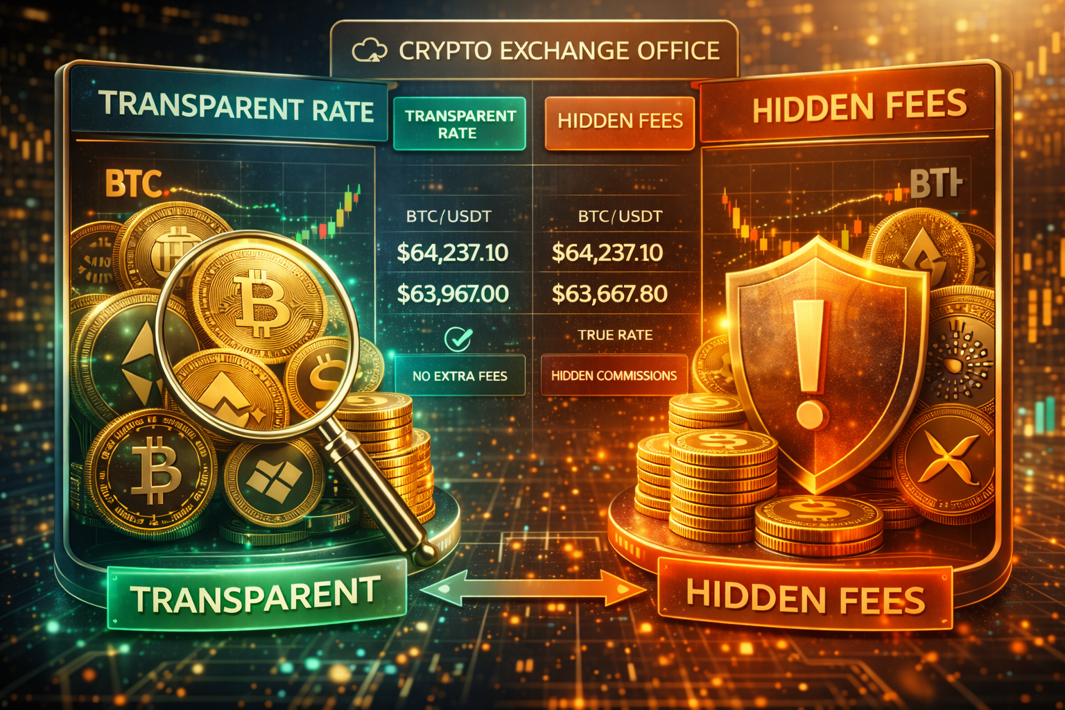 How to check fair crypto exchange rate in exchanger