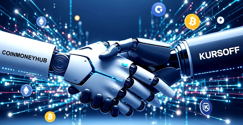 Coinmoneyhub розміщений на моніторингу криптообмінників KURSOFF